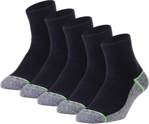 81yBclJeGmL._AC_SL1500_.jpg Kodal Copper Infused Quarter Socks Improve Foot Health Odor Control with Moisture Wicking Durable Comfortable Fit (4/5 Pairs)