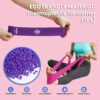 Resistance Bands for Working Out, Set of Elastic Bands for Exercise, Physical Therapy, Strength Training, Pilates, Fitness, Yoga, and Home Workouts, Bandas de Resistencia para Hacer Ejercicio