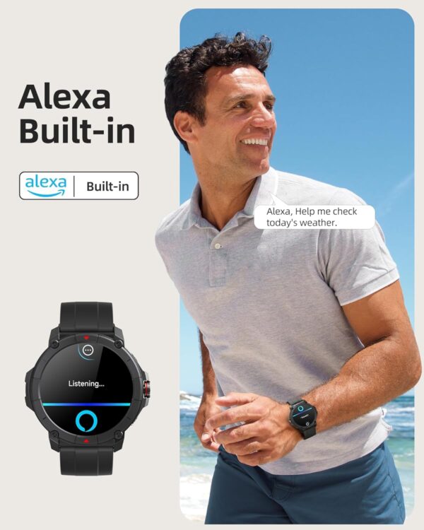 Smartwatch with Built-in GPS, Featuring Bluetooth Calling - Two in One Package