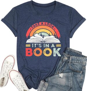 Banned Books Shirts for Women Reading Tshirts Gifts for Teacher Bookworm Readers Librarian Bibliophile Tee Tops S-XXL