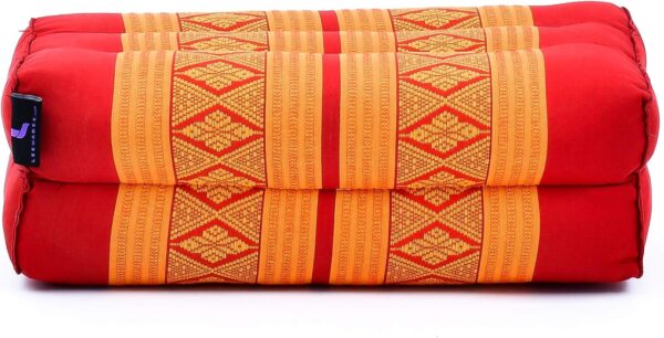 Leewadee Yoga Block – Floor Cushion for Yoga Practice, Meditation Seat Cushion for Workouts Filled with Kapok