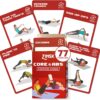 Abs and Core Exercise Cards – 75+ Workout Cards to Help Build Core Strength, Stability, Outdoor, Work from Home Fitness Workout