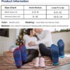 Hylaea Unisex Non Slip Socks with Grip for Yoga, Hospital, Pilates, Barre | Ankle, Cushioned