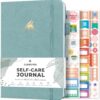 Clever Fox Self-Care Journal – Daily Reflection Notebook – Mental Health & Personal Development Planner, Meditation & Mood Log, A5 (Blue Surf)