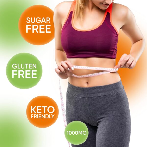 Keto ACV Gummies for Advanced Weight Loss Rapid Belly Fat Burn - Sugar Gluten Free Pro Active Super Apple Cider Vinegar Diet Supplement for Men Women - Digestion Metabolism Hair Skin Health (1000MG)