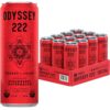 Odyssey Elixir - Odyssey 222 - Sparkling Energy Drink - 222 mg of Caffeine - Lion's Mane & Cordyceps - Energy & Focus - Endurance & Stamina - Nootropic - Pre Workout - Strawberry Watermelon