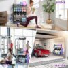 Weight Rack for Dumbbells, Dumbbell Rack Weight Stand, VOPEAK Home Gym Storage Rack for Yoga Mat Kettlebells and Strength Training Equipment, Weight Storage Holder Rack for Dumbbells with Wheels