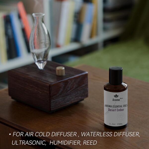 Hotel Scented Essential Oils - Desert Ember- for Waterless Oil Diffuser, Aromatherapy Essential Oil Blends for Diffusers, Luxury Hotel Scents - Inspired by 5 Star Hotels, Air Freshener Room Diffuser