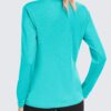 PINSPARK Long Sleeve Workout Tops for Women Crewneck Yoga Shirts Lightweight Athletic Gym Running Sport Casual T-Shirt