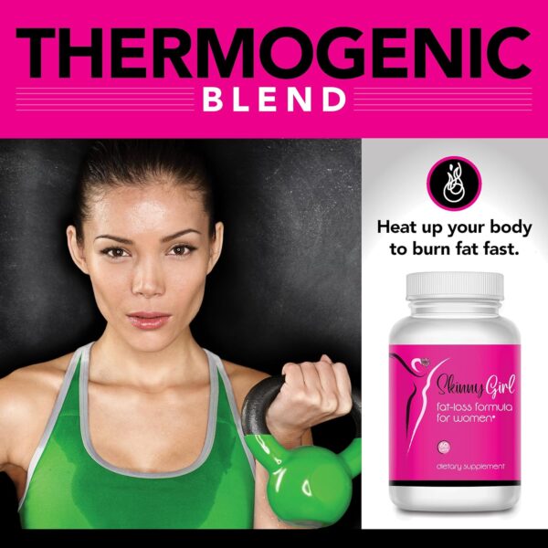 Skinny Girl- Advanced Weight Loss Formula for Women- Best Female Diet Pills That Work Fast- Lipogenic to Curb Your Appetite- Thermogetic to Burn Away Fat- Boost Energy and Focus- 60 Caps