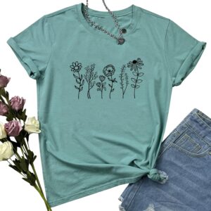 LOOKFACE Women Graphic Shirts Cute Tees