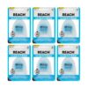 REACH Ultraclean Dental Floss, Mint, Plaque Remover for Teeth, Shred Resistant, Waxed, Easy on Gums & Teeth, Mint, Oral Care, PFAS Free, for Adults & Kids, 6 Pack, 30 yd