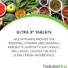 NaturesPlus Ultra II Multivitamin, Sustained Release - 90 Vegetarian Tablets - Daily Whole Food Vitamin & Mineral Supplement for Overall Health - Natural Energy Booster - 90 Servings