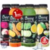 O2 Living Juices Cold Pressed Juice – Organic Low-Calorie Detox Cleanse Drink, Non-GMO, Fresh Fruit & Vegetable Juice, Immunity Refresher, Vitamin-Packed Beverage – 8 Pack | 1-Day (12oz Each)