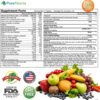 Whole Food MultiVitamin and Minerals with Probiotic Enzymes - 120 Multivitamins for Women and Men - Packed with WholeFood and Herbal Ingredients - Powerful Antioxidants for Digestive Support