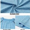 3-4 Pack Dry Fit Long Sleeve Tshirt for Women Moisture Wicking Long Sleeve Tee Outdoor Compression Running Workout Tops