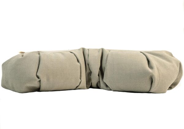 Blue Lotus Crescent Meditation Cushion