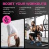 Squat Wedge Block Pair, Squat Ramp, Calf Raise Block, Anti-Slip Slant Board for Squats, ATG Equipment to Boost Workout, 17° Incline, 3.5x5.9x12.2, Backpack Included