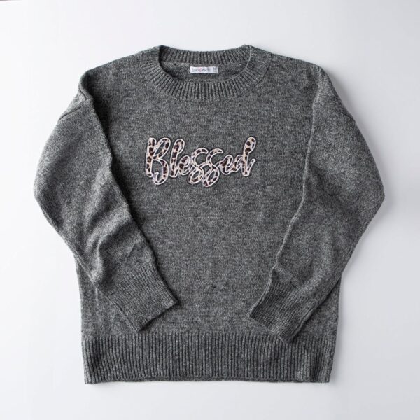 Love in Faith | Blessed Leopard | Christian T-Shirts & Crewneck Sweatshirts for Women | Faith-Based Apparel | Christian Gifts