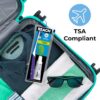 Reach Ultraclean Travel Kit Toothbrush with Toothbrush Cap and Toothpaste, Multi-Angled, Soft Bristles, TSA-Airport Friendly, Resealable, Portable and Reusable Bag