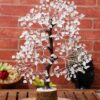 Clear Quartz Gemstone Tree of Life - Handmade Crystal Tree for Positive Energy, Chakra Money Tree Bonsai - Feng Shui Decor, Healing Crystals - Attract Good Luck, Meditation Accessories, Spiritual Gift