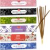 Hem Assorted Incense Sticks Variety 6 Incense Sticks Packs x 15 GMS-Aromatherapy Incense for Calm, Inscents Stick Gift Set, Perfect for Meditation and Relaxation (Hem Floral Series)