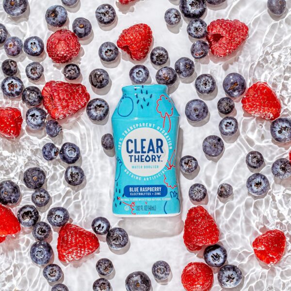 Water Flavoring Drops with Electrolytes, Water Enhancer Liquid Flavored Water Drink Mix, Hydration for Kids, Vegan, Gluten Free, Low Calorie (Blue Raspberry & Watermelon Berry)