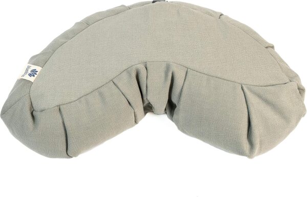 Blue Lotus Crescent Meditation Cushion