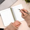 Knibeo Mental Health Journal Notebook - Anti Anxiety Notebook, 5.5×8.3 Spiral Bound Notebook with 164 Pages, Therapist Notebook, Mental Health Gifts, College School Supplies