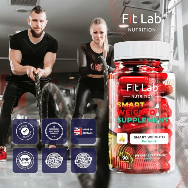 FIT LAB - 90 Capsules - for Women & Men - Weighto Management - 45 Days Supply