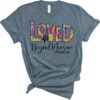 Love in Faith | Loved Beyond Measure | Christian T-Shirts for Women | Faith-Based Apparel | Christian Gifts