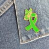 For Ribbon Pin Awareness Items There is Hope Enamel Lapel Pin Love Brooch Badge for Backpacks Hats Bags Clothes Decoration
