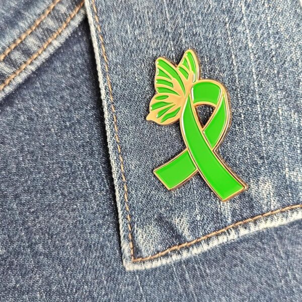 For Ribbon Pin Awareness Items There is Hope Enamel Lapel Pin Love Brooch Badge for Backpacks Hats Bags Clothes Decoration