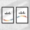 EmotionsOmega 8 Large Psychology Posters Therapy Office Decor School Counselor or Psychologist Wall Art Prints Positive Quotes Mindfulness Mental Health Bundle for Classroom Home Unframed 11x14 inch