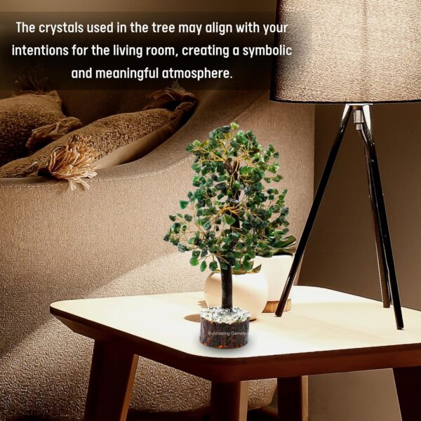 Crystals and Healing Stones Birthday Gifts for Women - Green Aventurine Crystal Tree of Life Home Decor Stocking Stuffers, Bookshelf Decor, Room Decor Meditation Gift Unique Birthday Gifts for Men