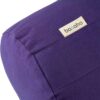Yoga Bolster Cushion | Certified Organic Cotton Round Yoga Cushion for Support | Buckwheat Hulls Yin Yoga Bolster Pillows with Removable Washable Cover