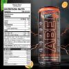 All Black Everything Sugar Free Energy Drink | Orange Burst | 0 Calories | 12 Pack | 200mg Natural Caffeine | Pre-Workout Sport Drink for Men and Women