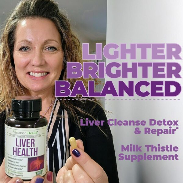 Liver Cleanse Detox & Repair Milk Thistle Supplement. Liver Support with Choline, Artichoke Extract, Chicory & Dandelion Root Supplement. Milk Thistle Liver Detox & Liver Cleanse. 60 Liver Health Caps