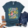 Love in Faith | Blessed Assurance Tropical | Christian T-Shirts for Women | Faith-Based Apparel | Christian Gifts