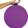 Retrospec Sedona Zafu Meditation Cushion Filled w/Buckwheat Hulls - Yoga Pillow for Meditation Practices - Machine Washable 100% Cotton Cover & Durable Carry Handle, Round