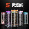 All Black Everything Sugar Free Energy Drink | Orange Burst | 0 Calories | 12 Pack | 200mg Natural Caffeine | Pre-Workout Sport Drink for Men and Women