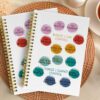 Knibeo Mental Health Journal Notebook - Anti Anxiety Notebook, 5.5×8.3 Spiral Bound Notebook with 164 Pages, Therapist Notebook, Mental Health Gifts, College School Supplies
