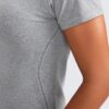 CRZ YOGA Seamless Short Sleeve Shirts for Women Breathable Running Workout Tops Athletic Gym Yoga Basic T-Shirts