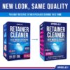 Denture Cleaning Tablets - 120 Retainer Cleaner Tablets for Aligner, Mouth & Night Guard - FSA HSA Approved Products - Dental Cleanser for Nightguard - Fresh in 3 Minute - Denture Cleaner