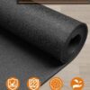 Exercise Equipment Mat 24"x68"/ 30"x60"/ 36"x78"/ 36"x96" Treadmill Mat Exercise Bike Mat for Stationary Spin Bike Trainer Elliptical Gym Workout Fitness Equipment Rower Mat for Hardwood Floors
