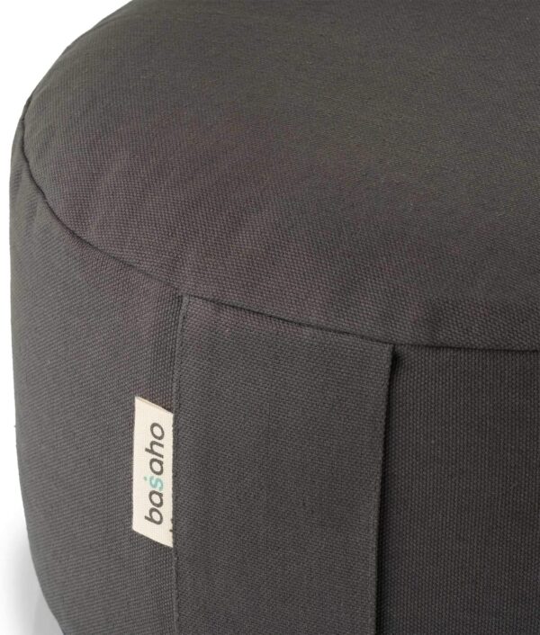 Meditation Cushion | WHEEL Zafu Meditation Cushion with Removable Washable Cover | Certified Organic Cotton Meditation Cushions | Buckwheat Hulls Cushion Meditation Pillow