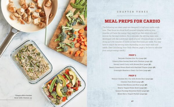 Meal Prep Cookbook for Men: Fuel Your Fitness with Healthy Meals (Get Strong and Lean)