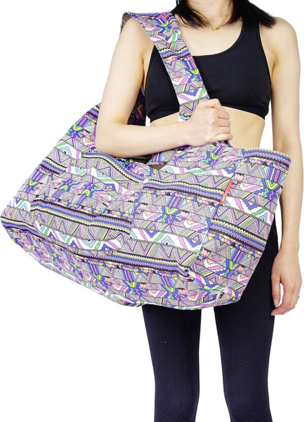 Aozora Yoga Mat Bag Large Yoga Mat Tote Sling Carrier with Pockets Fits Mats with Multi-Functional Storage Pockets Light and Durable