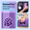 Deep-Zen® Yoga Blocks Wrist Support; Yoga Blocks 2 Pack w/Knee Pads; Yoga Blocks 2 Pack with Strap to Put Less Weight on Wrists; Durable, Versatile Yoga Brick Exercise Block Set, Blocks Yoga