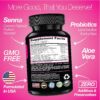 7 Day Cleanse Program | Colon Detox with Natural Laxative for Constipation & Bloating | Extra-Strength Senna Leaf Supplements | Strong for Some People.